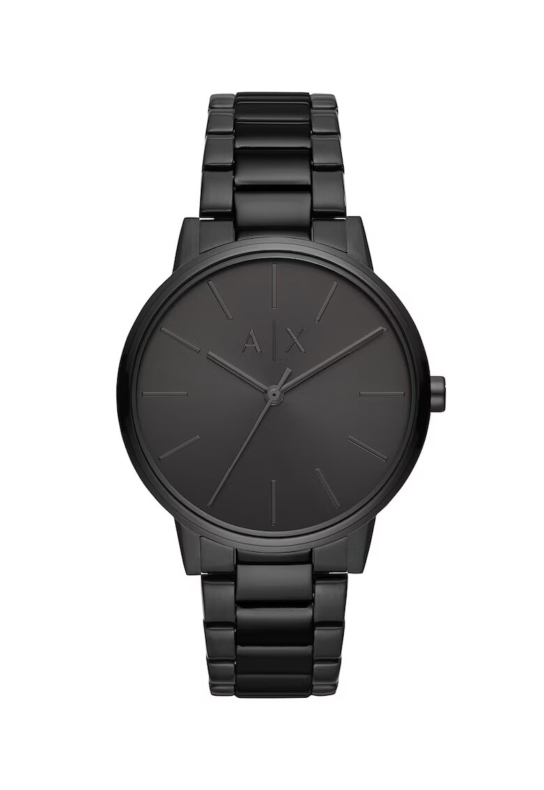 Armani Exchange Ceas cu bratara metalica Cayde - Negru