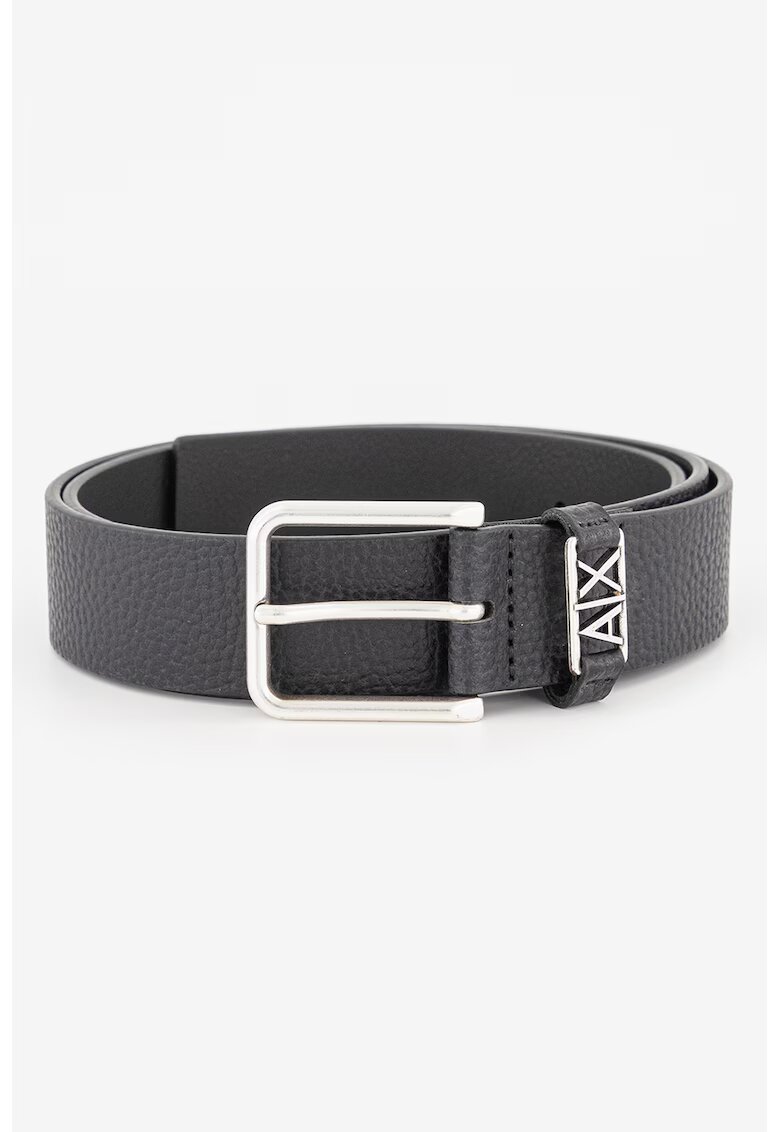Armani Exchange Curea din piele cu catarama metalica
