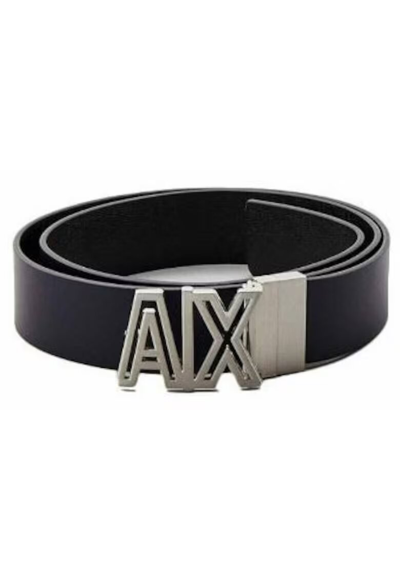Armani Exchange Curea din piele cu logo metalic 951294 2R851 00736 -