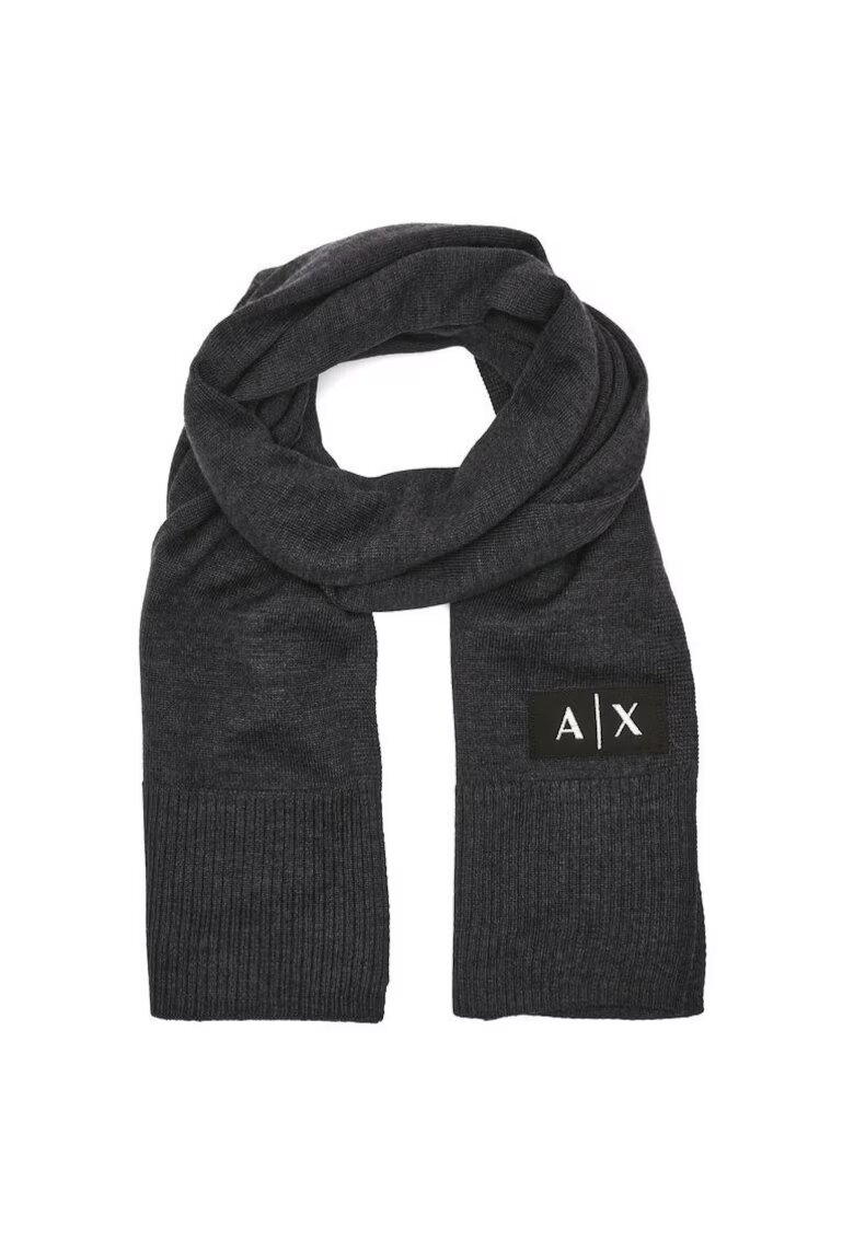 Armani Exchange Fular din amestec de lana