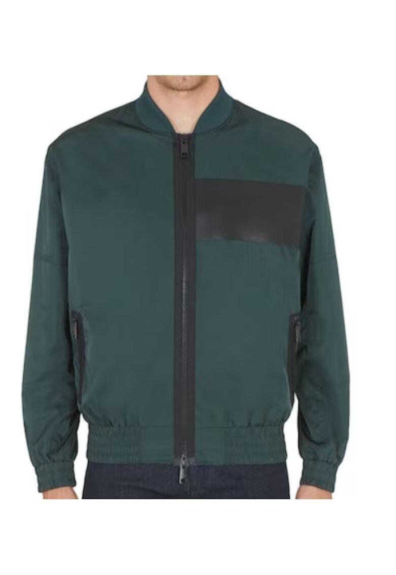 Armani Exchange Geaca barbati - Poliester - Verde - Verde