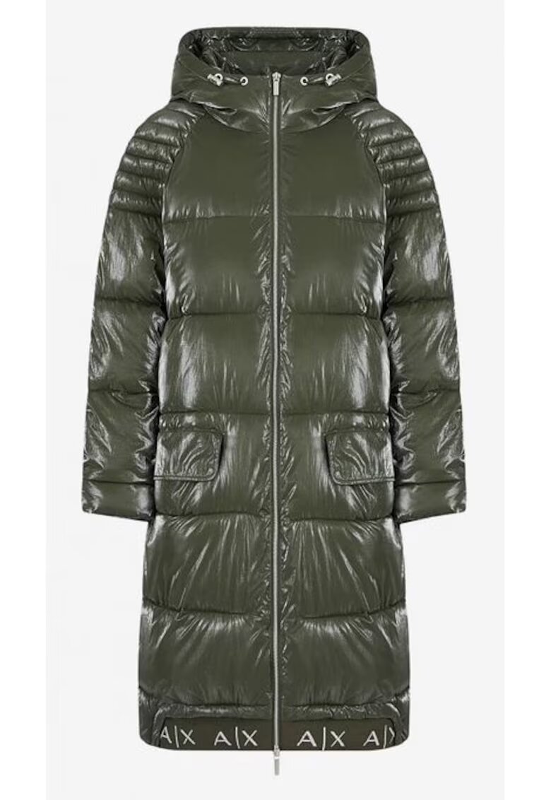 Armani Exchange Geaca dama - Poliamida - Kaki - Kaki