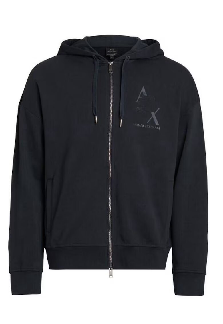 Armani Exchange Hanorac - Bumbac - Bleumarin1