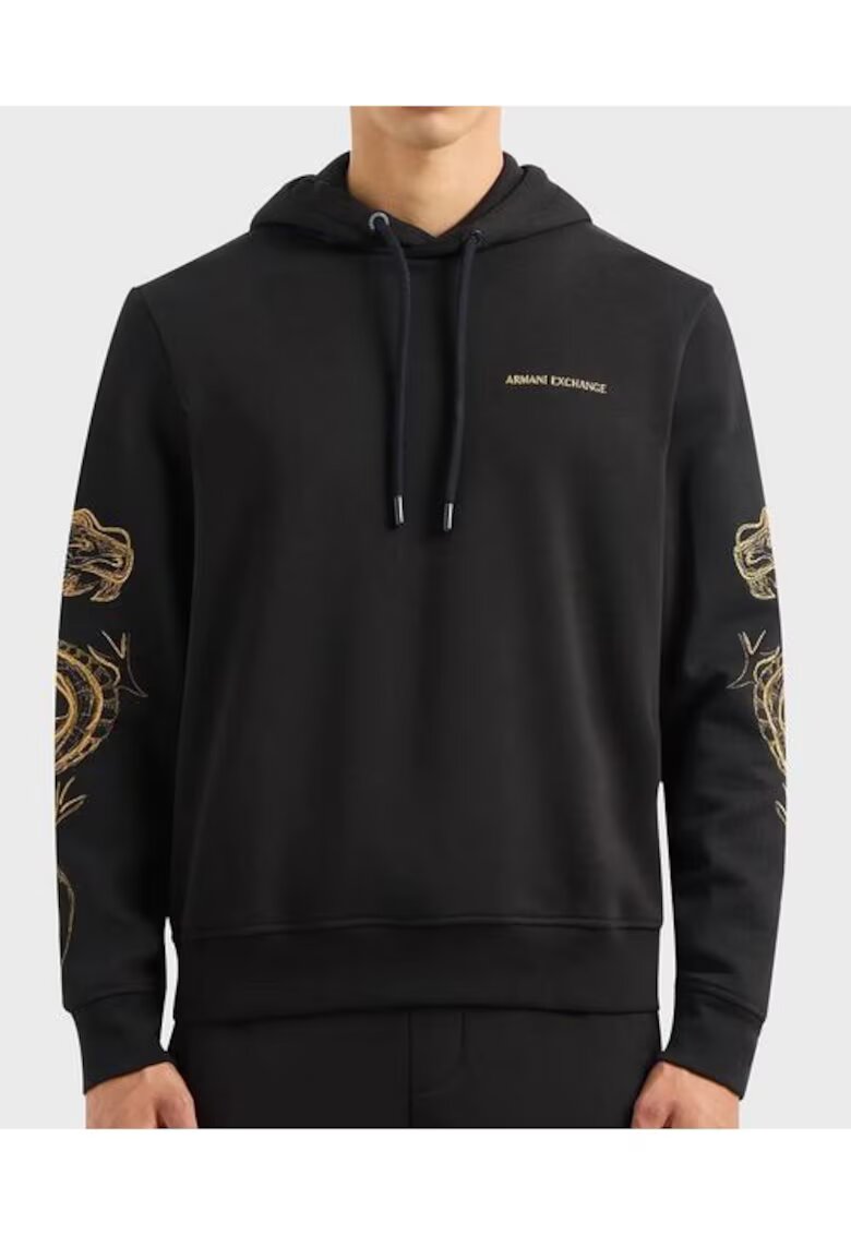 Armani Exchange Hanorac cu model pe maneci