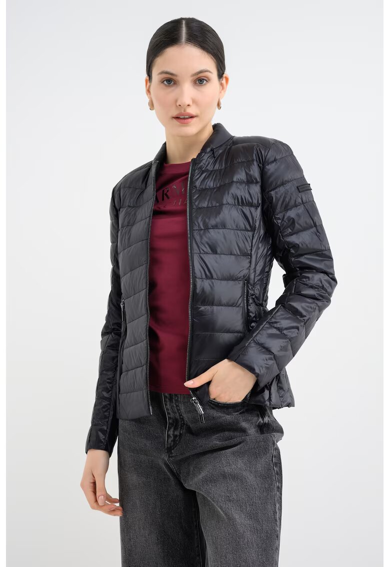 Armani Exchange Jacheta cu buzunare cu fermoar - Negru