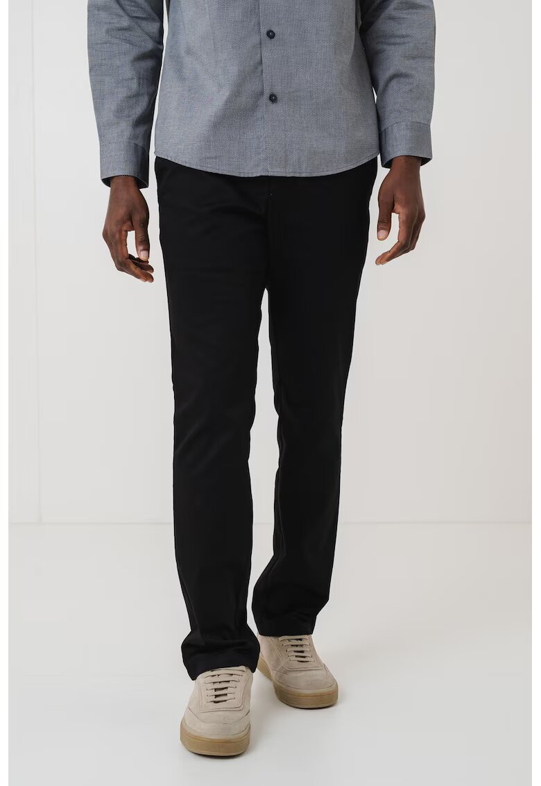 Armani Exchange Pantaloni chino slim-fit - Negru