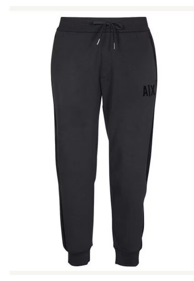 Armani Exchange Pantaloni cu logo contrastant -