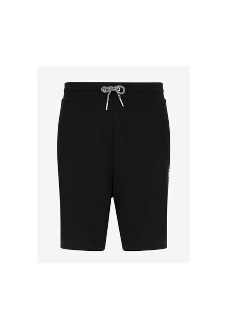 Armani Exchange Pantaloni Scurti Din Bumbac Cu Elastic In Talie -