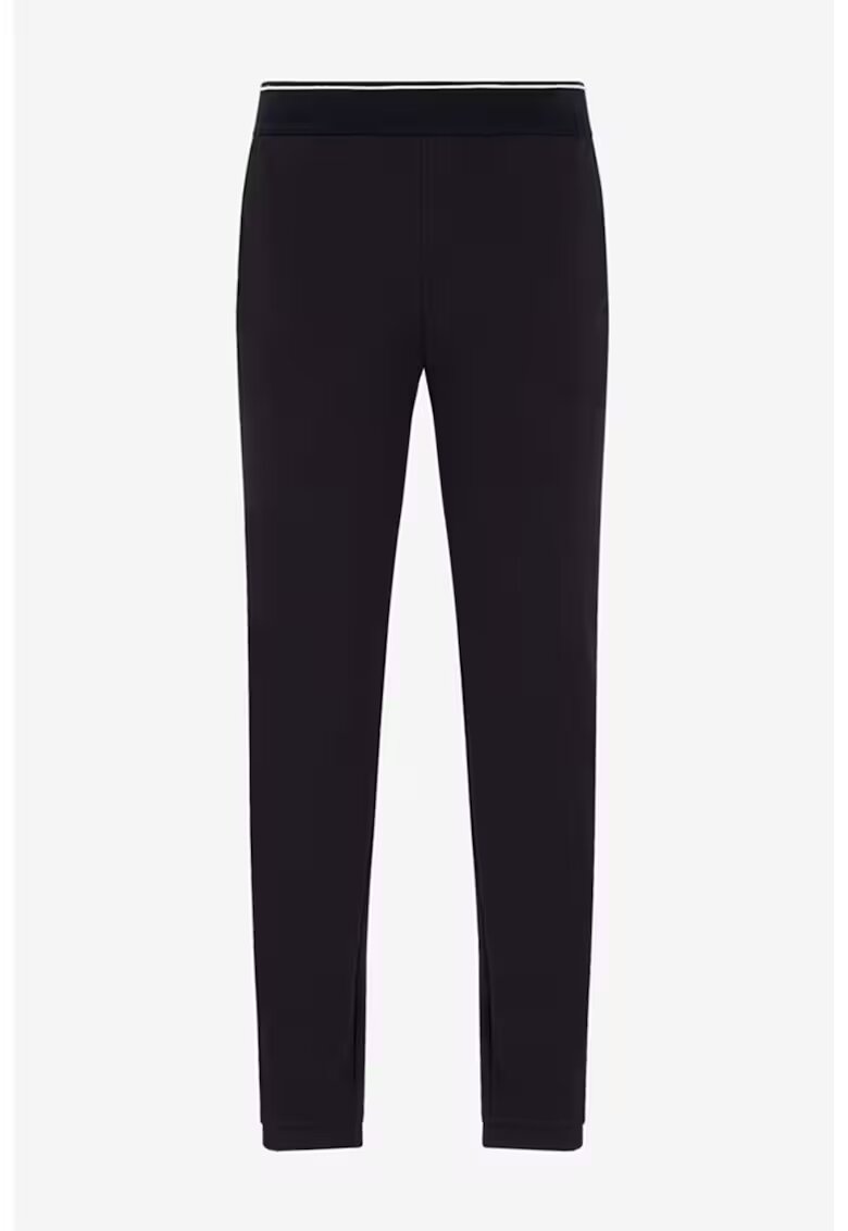 Armani Exchange Pantaloni sport cu talie elastica - Negru