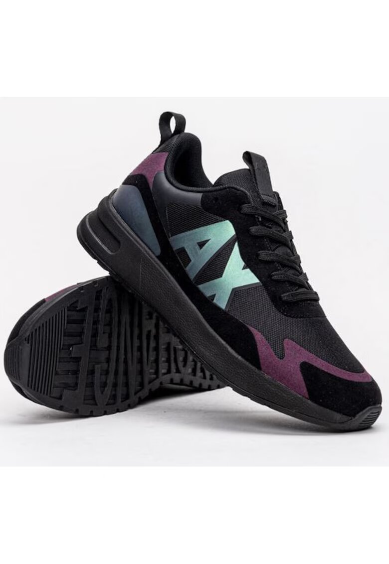 Armani Exchange Pantofi sport cu detaliu logo