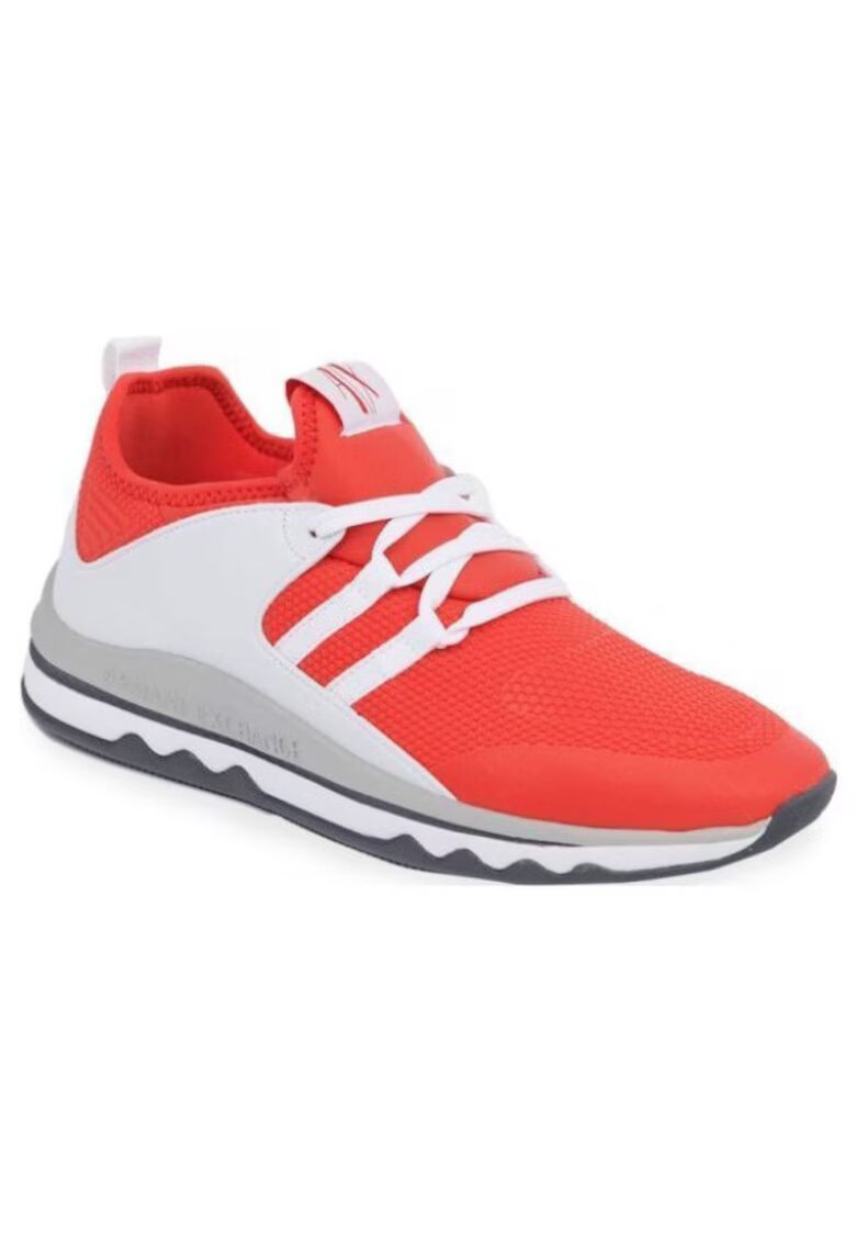Armani Exchange Pantofi sport din plasa