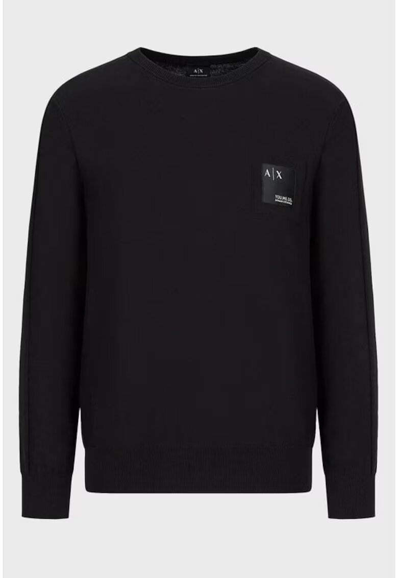 Armani Exchange Pulover Negru - Negru