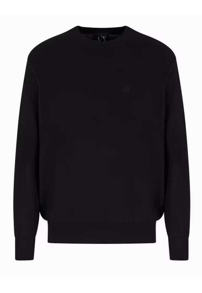 Armani Exchange Pulover uni cu decolteu la baza gatului -