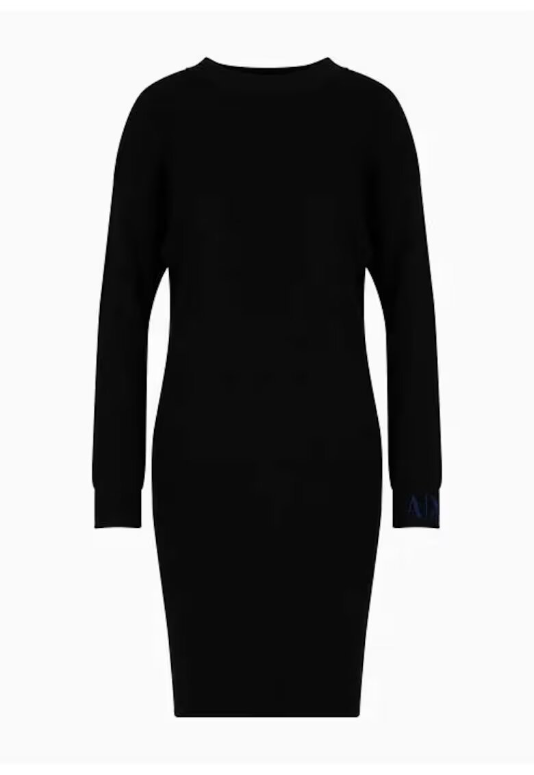 Armani Exchange Rochie - Lana/Acril - Negru - Negru