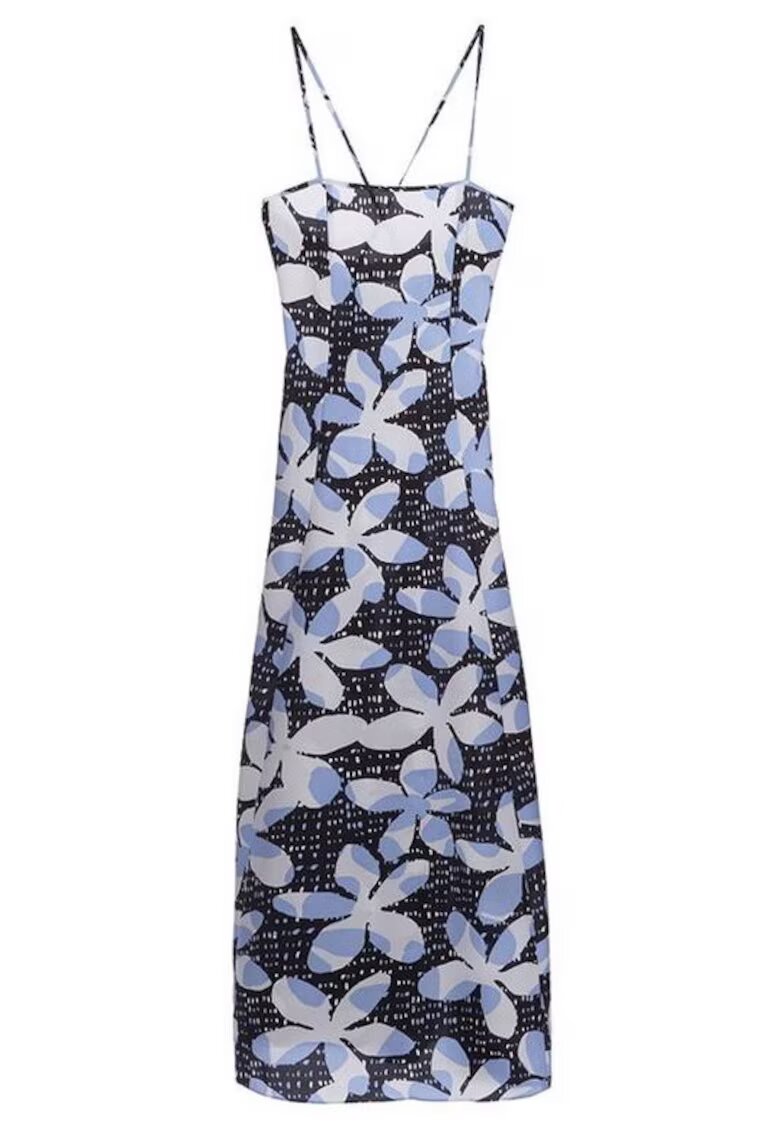 Armani Exchange Rochie midi cu print floral