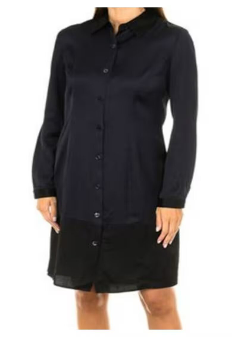 Armani Exchange Rochie uni tip camasa - Bleumarin