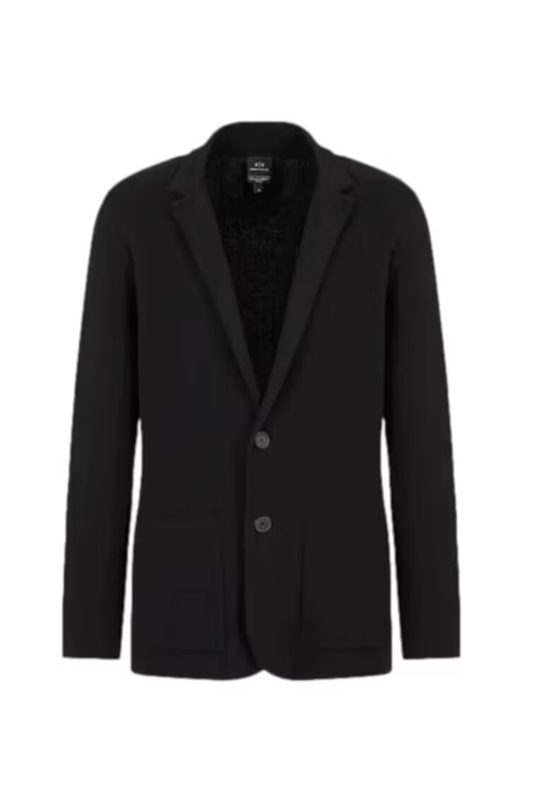 Armani Exchange Sacou din amestec de bumbac