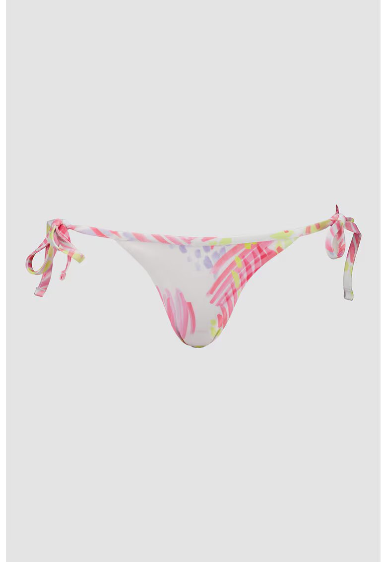 Armani Exchange Slip brazilian cu model abstract - Alb/Roz/Verde lime
