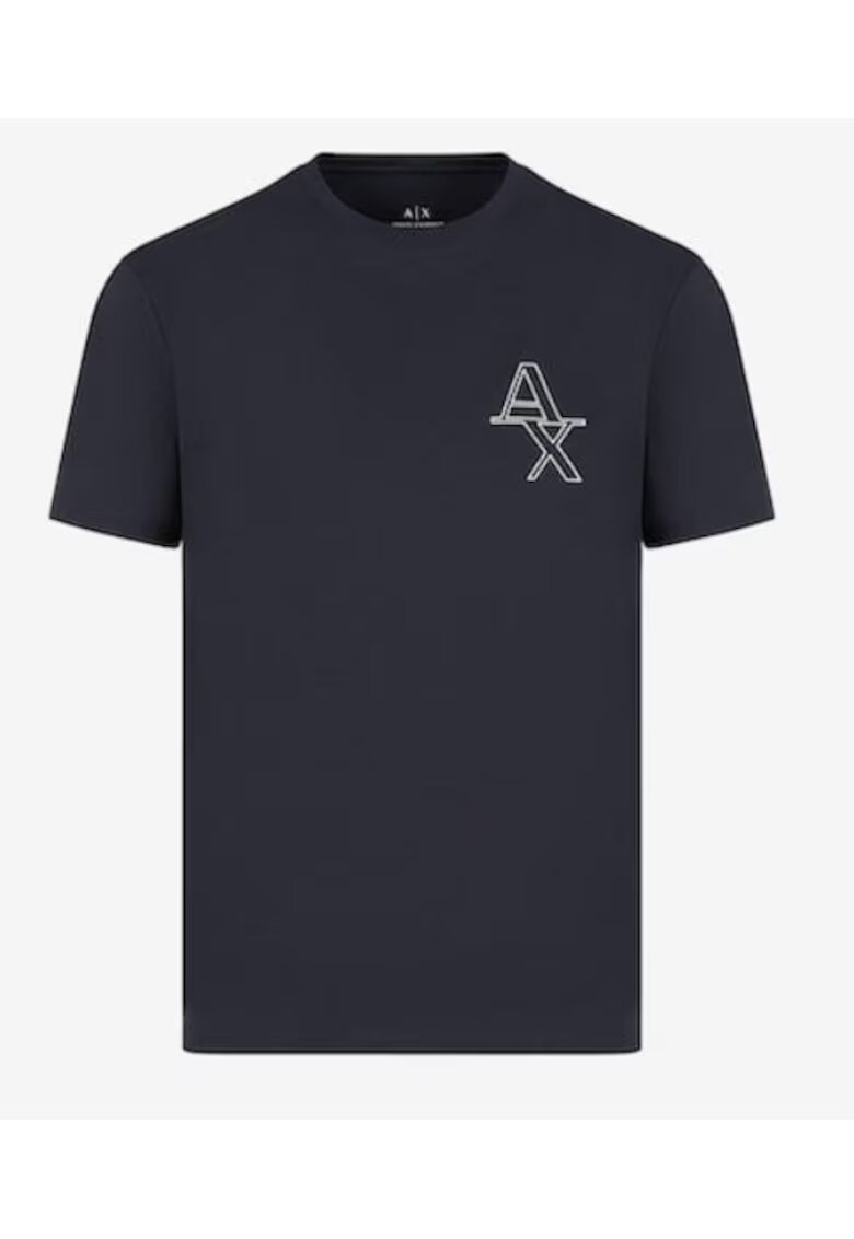 Armani Exchange Tricou cu detaliu logo pe piept -