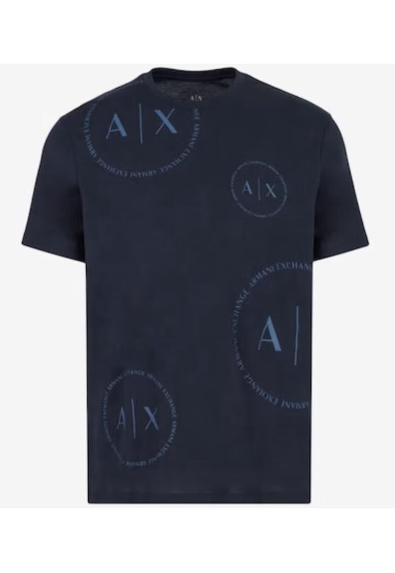 Armani Exchange Tricou din bumbac cu imprimeu logo -