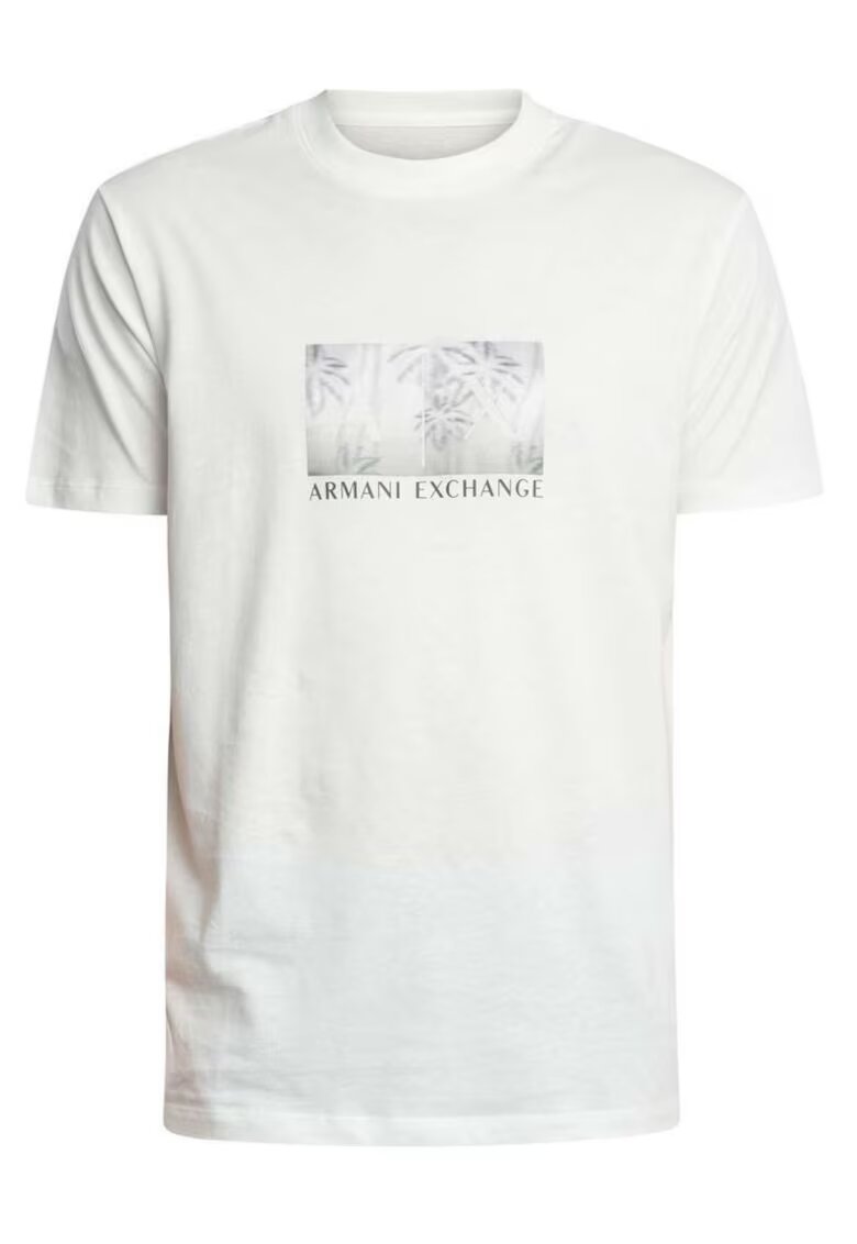 Armani Exchange Tricou din bumbac cu print