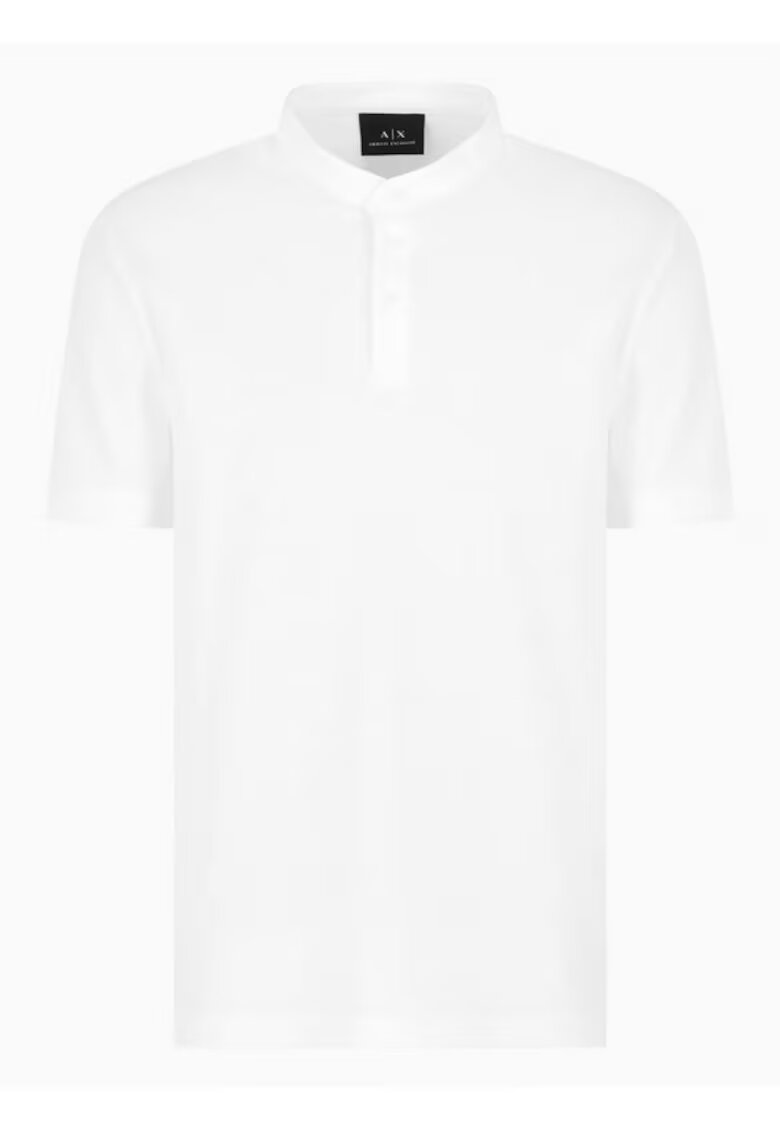 Armani Exchange Tricou Henley din bumbac