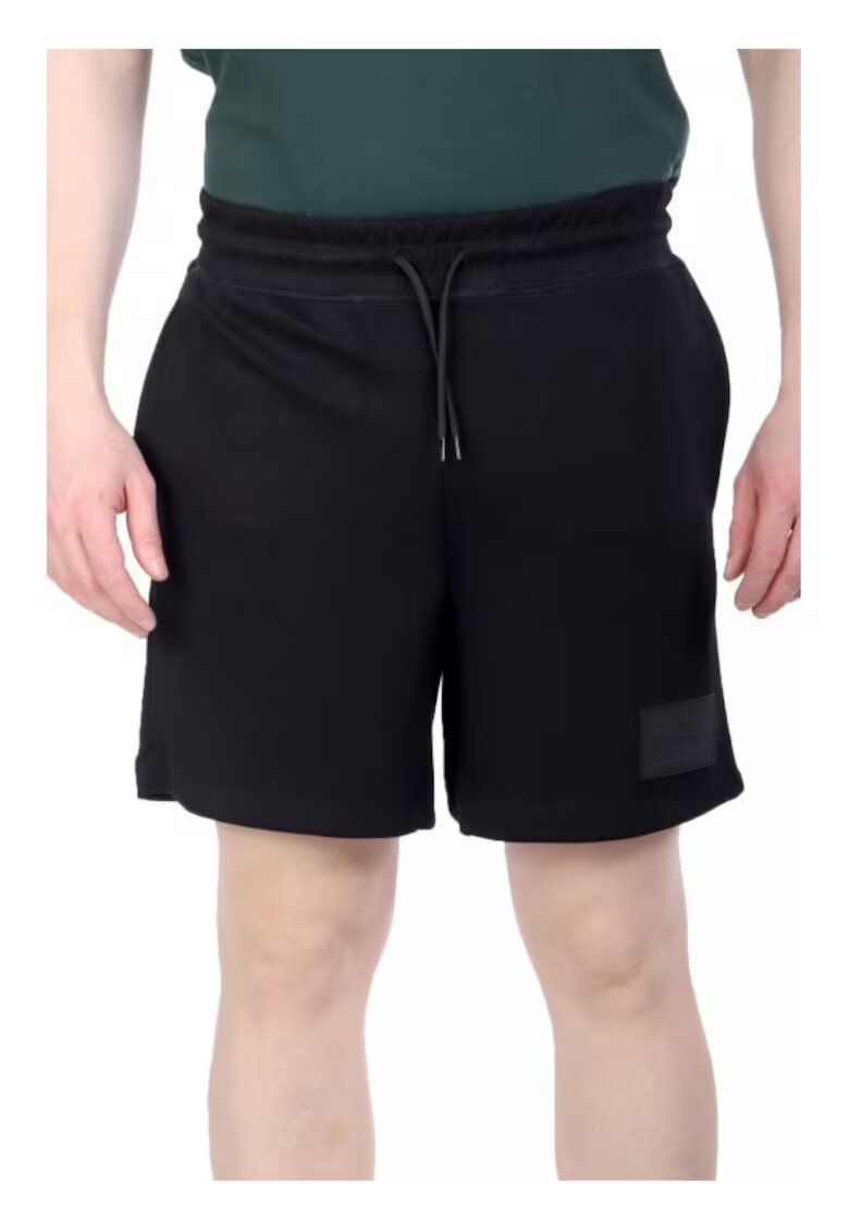 Armani Pantaloni barbati - Bermuda - negru - 50% viscoza - 45% poliester - 5% elastan -