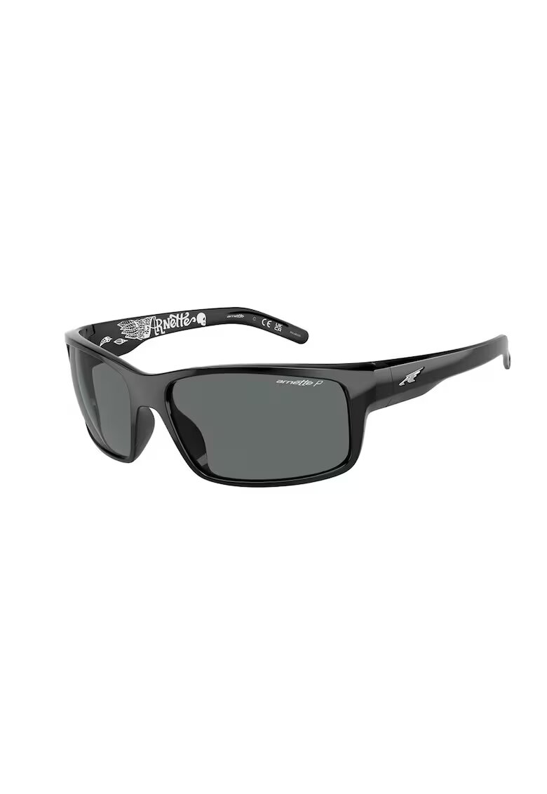 arnette Ochelari de soare cu lentile uni - Negru
