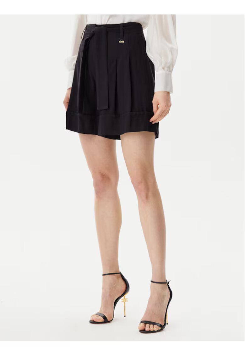 Artigli Pantaloni scurti dama - 305291028 - Viscoza - Negru - Negru