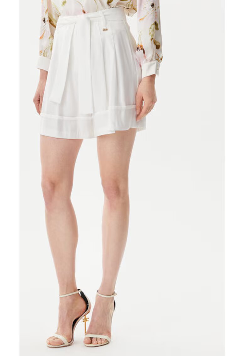 Artigli Pantaloni scurti dama - 305291066 - Viscoza - Alb - Alb
