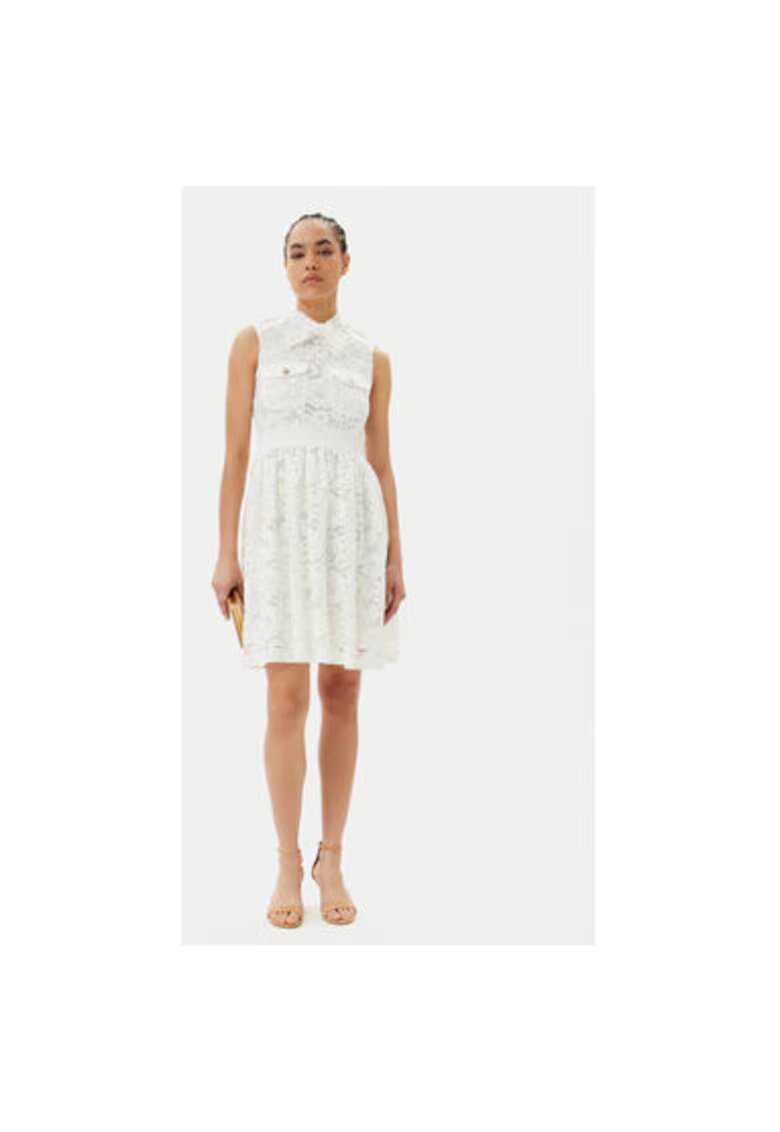 Artigli Rochie dama ACAB000749 - Bumbac/Poliamida - Alb