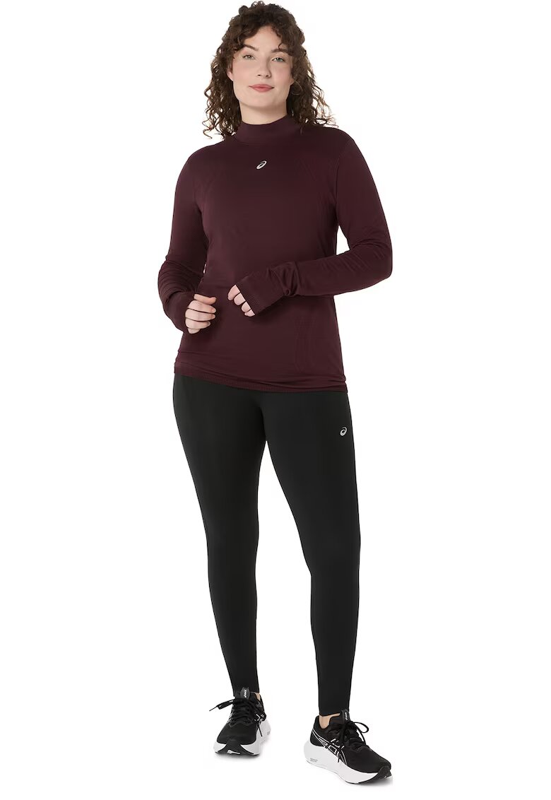 Asics Colanti cu buzunare si talie inalta - Alb/Negru stins