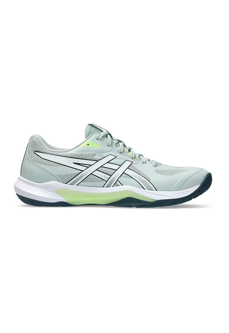 Asics Pantofi Gel-Tactic 13 cu logo - pentru volei - Verde pal/Alb optic