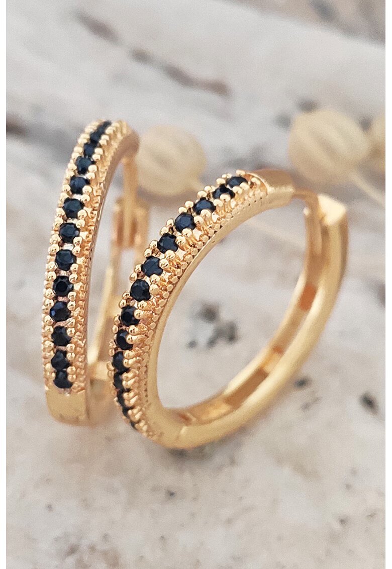 Atelier Miu Cercei cu zirconia - Auriu