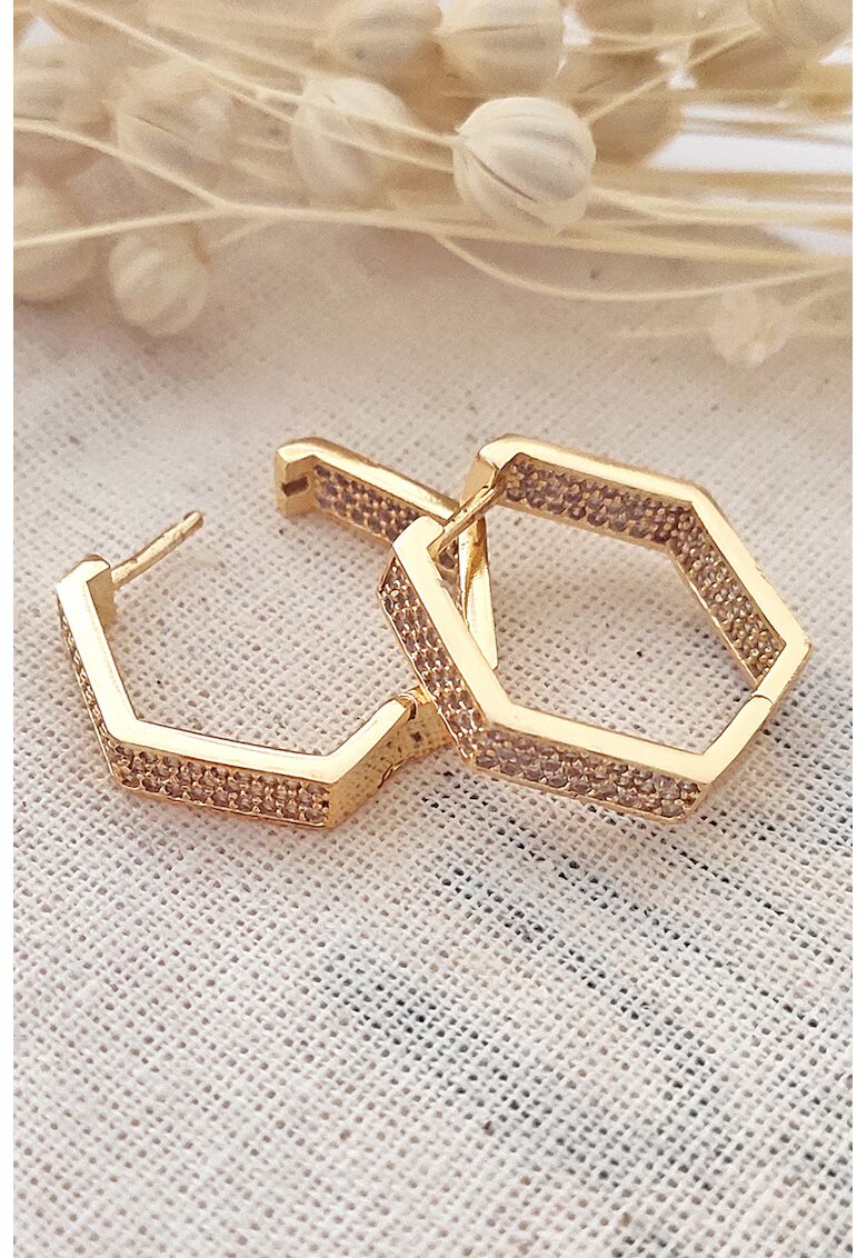 Atelier Miu Cercei hexagonali - Auriu