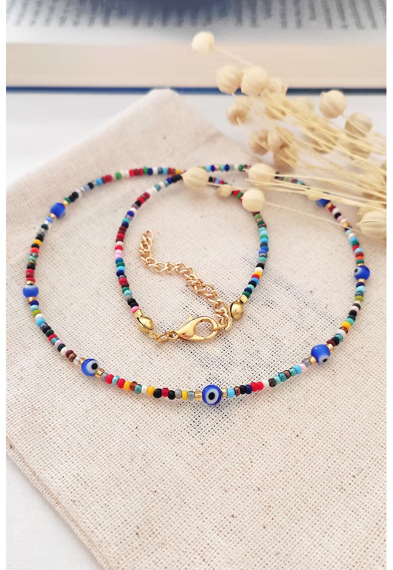 Atelier Miu Colier cu margele Miyuki - Multicolor