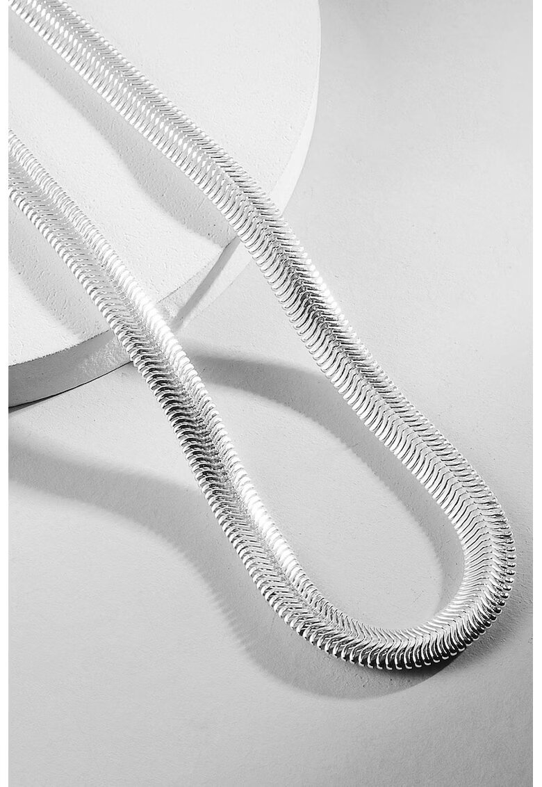 Atelier Miu Colier minimalist de lant - Argintiu