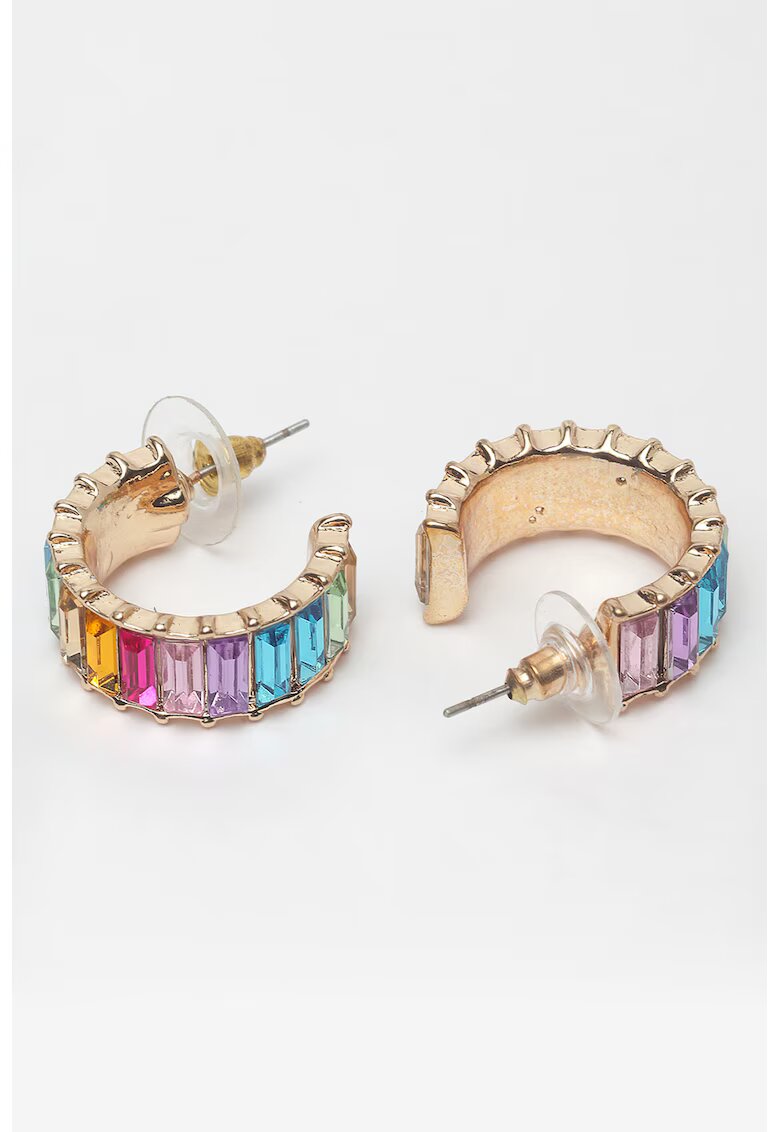 AVANT-GARDE PARIS Cercei decroati cu cristale - Multicolor