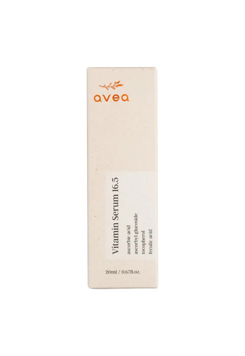 AVEA Ser antioxidant & iluminator cu acid ascorbic - Ascorbyl Glucoside - tocoferol si acid ferulic - Vitamin Serum 16.5% - - 20 ml