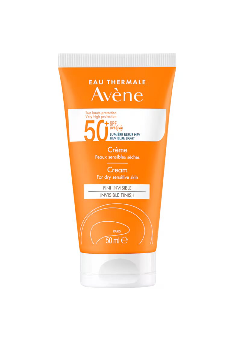Avene Crema de fata cu protectie solara SPF 50+ TRIASORB - pentru ten sensibil - 50 ml