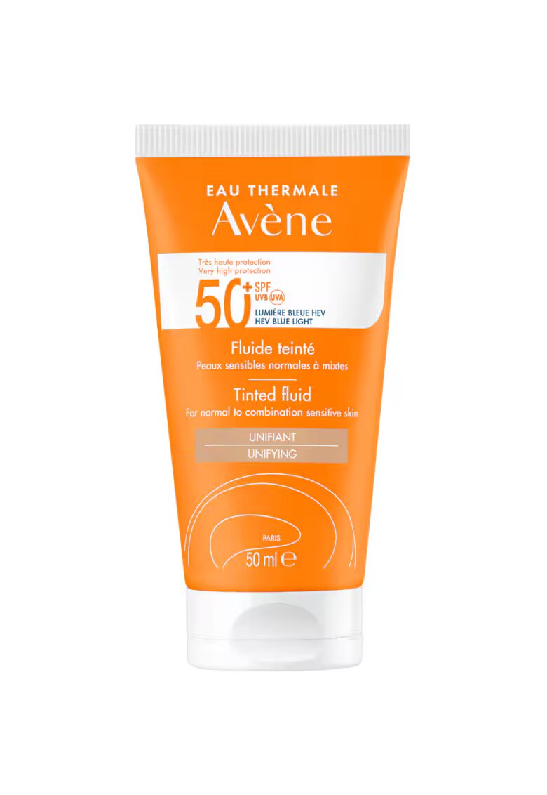 Avene Fluid nuantator cu protectie solara SPF 50+ TRIASORB - pentru piele normala si mixta - 50 ml