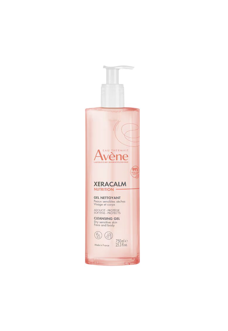 Avene Gel de curatare delicat pentru pielea sensibila Xeracalm Nutrition - 750 ml
