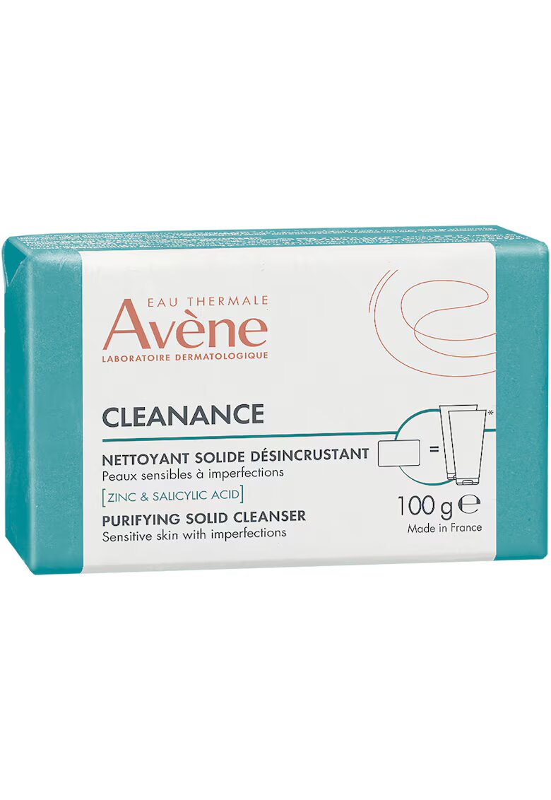 Avene Sapun purificator pentru ten gras - predispus la acnee Cleanance - 100 gr