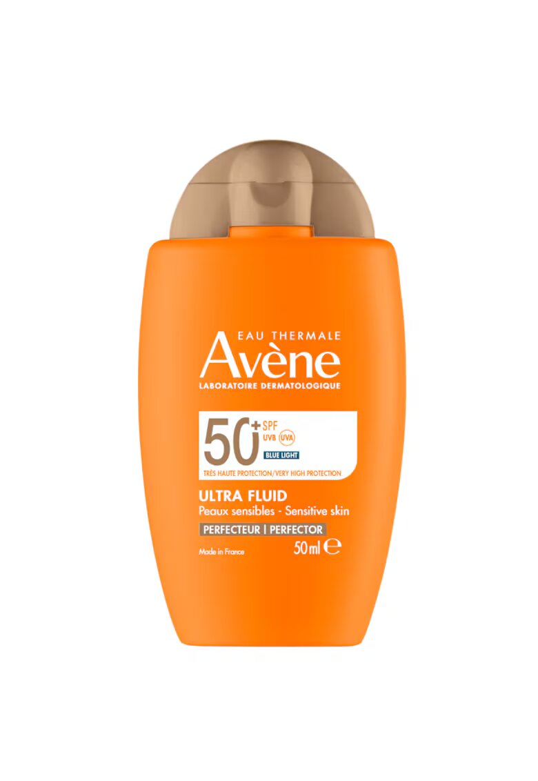 Avene Ultra Fluid nuantator cu protectie solara SPF 50+ TRIASORB - pentru piele normala si mixta - 50 ml