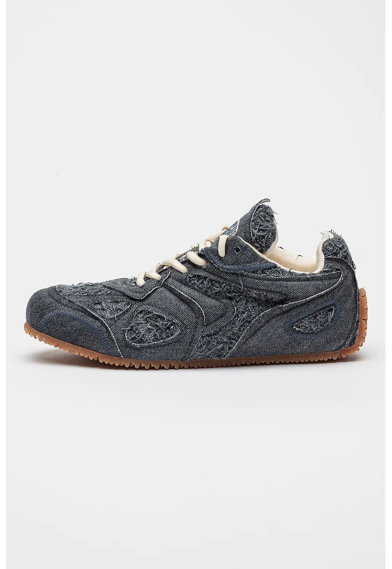 Axel Arigato Pantofi sport din denim cu aspect texturat Slow - Gri inchis