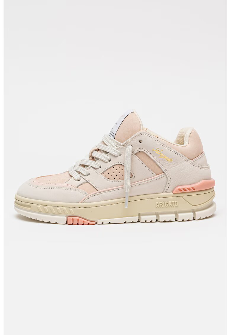 Axel Arigato Pantofi sport din piele Area Lo - Roz pastel/Bej deschis