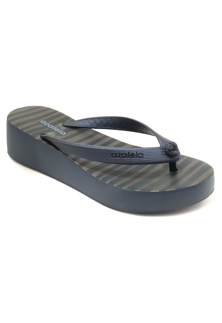 Azaleia Slapi dama Mari Print Light Plat 18444 90980 - Albastru