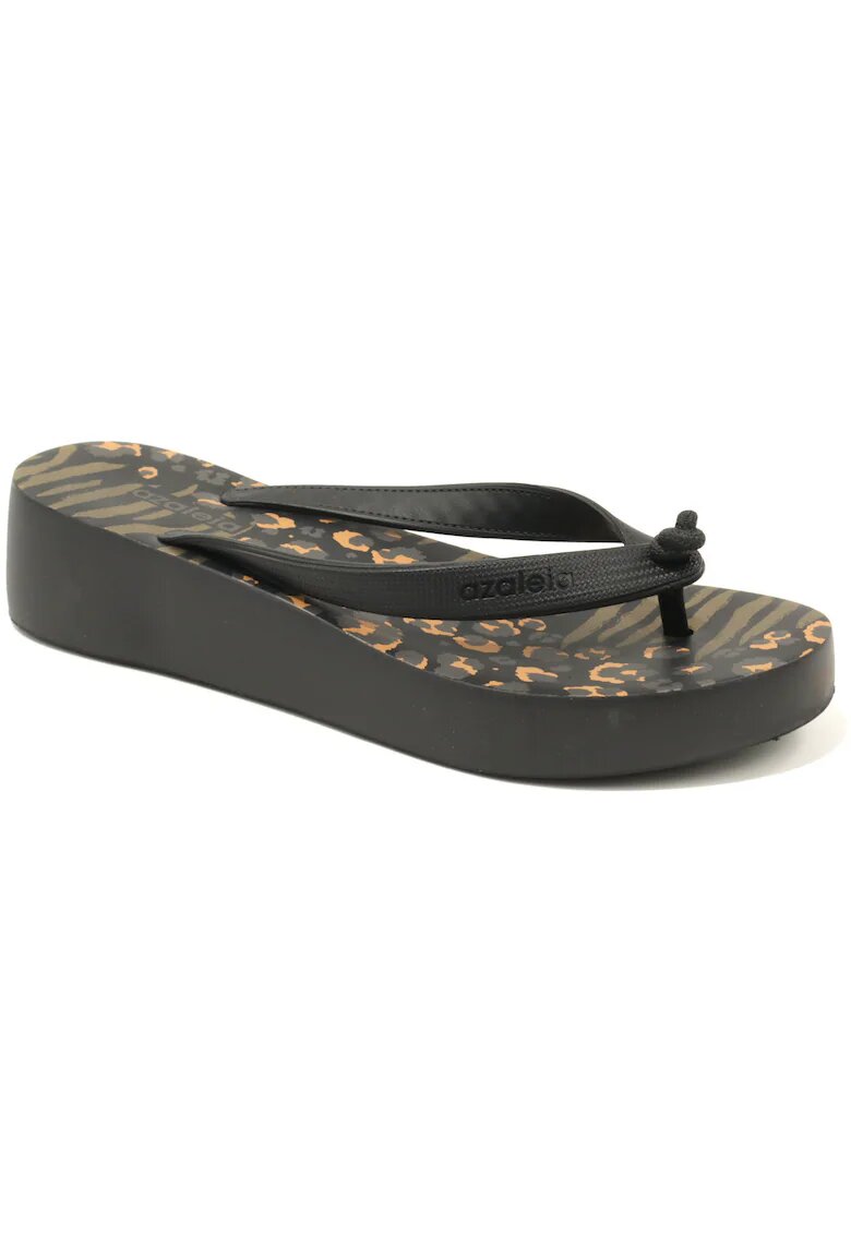 Azaleia Slapi dama Mari Print Light Plat 18444 91316 - Negru