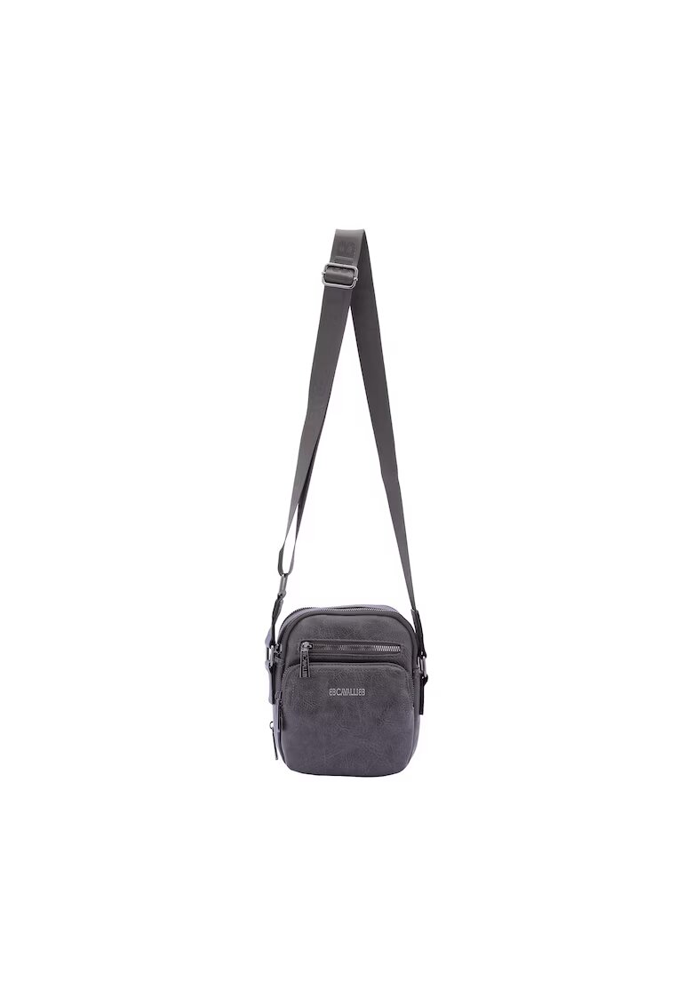 B Cavalli B Geanta crossbody de piele ecologica cu buzunare multiple