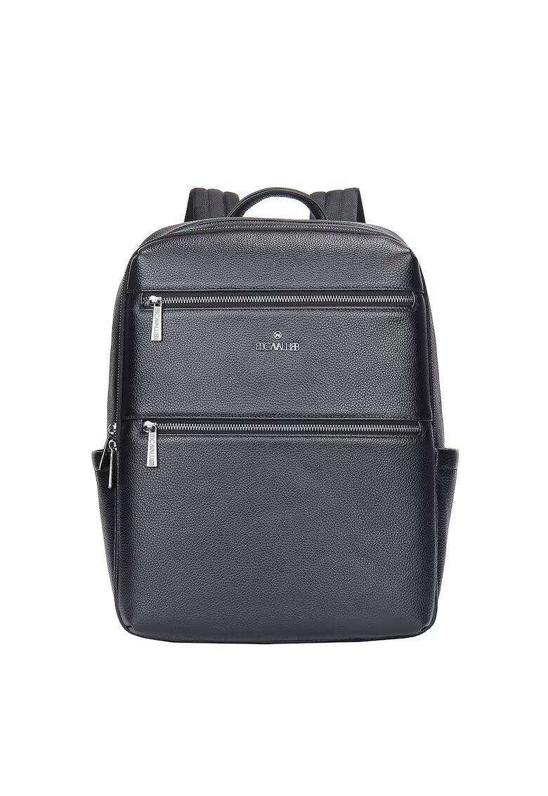 B Cavalli B Rucsac unisex de piele 166995 - Negru